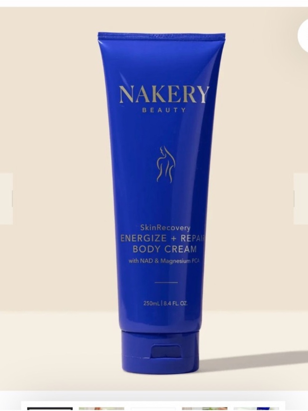 Nakery Beauty Energize + Repair Body Cream